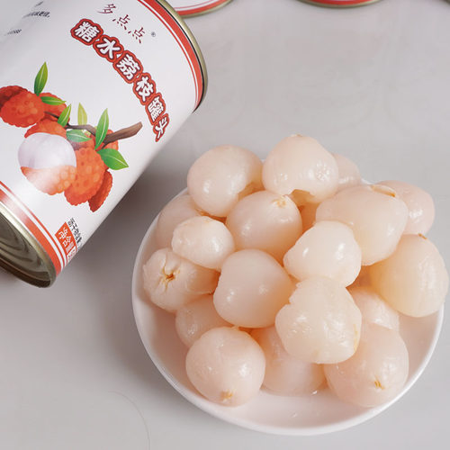 糖水荔枝罐头水果茶果汁饮料