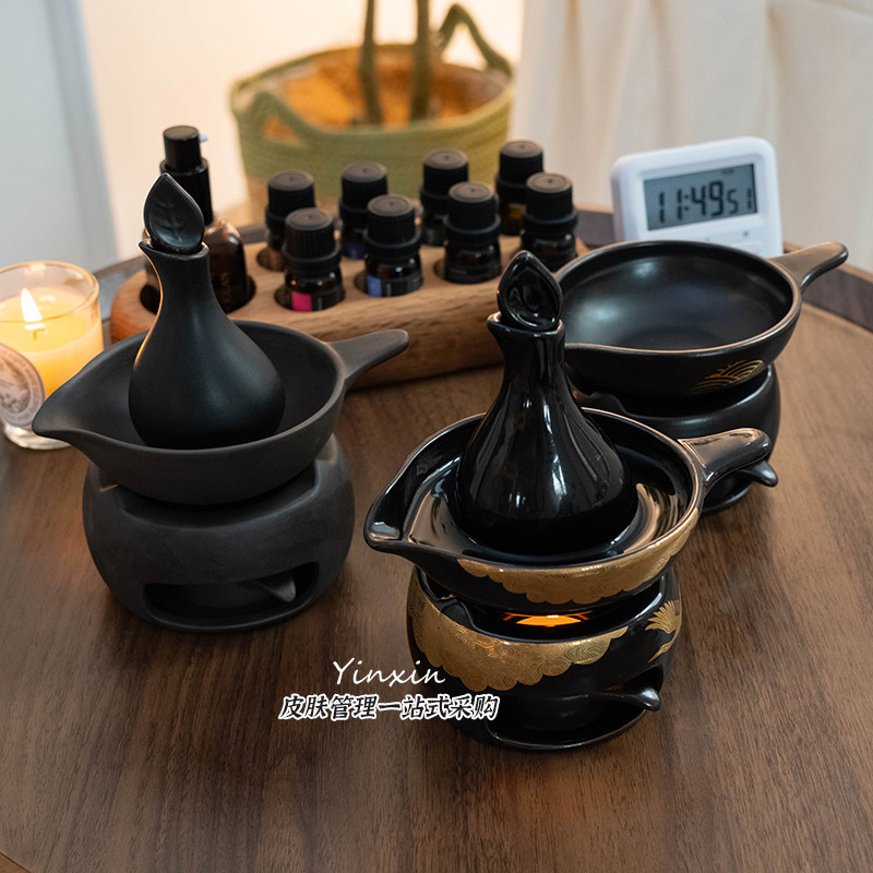 泰式spa美容院按摩油加热香薰炉大容量热油炉精油加热工具温油器
