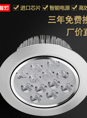 和盛仕如LED射灯天花灯嵌入式3W7W12W18W牛眼服装店珠宝柜台射灯