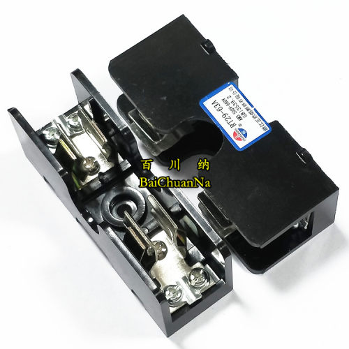RO16保险座 熔断器座 AM3 正浩 RT29-63A 配14X51保险丝 胶木底座