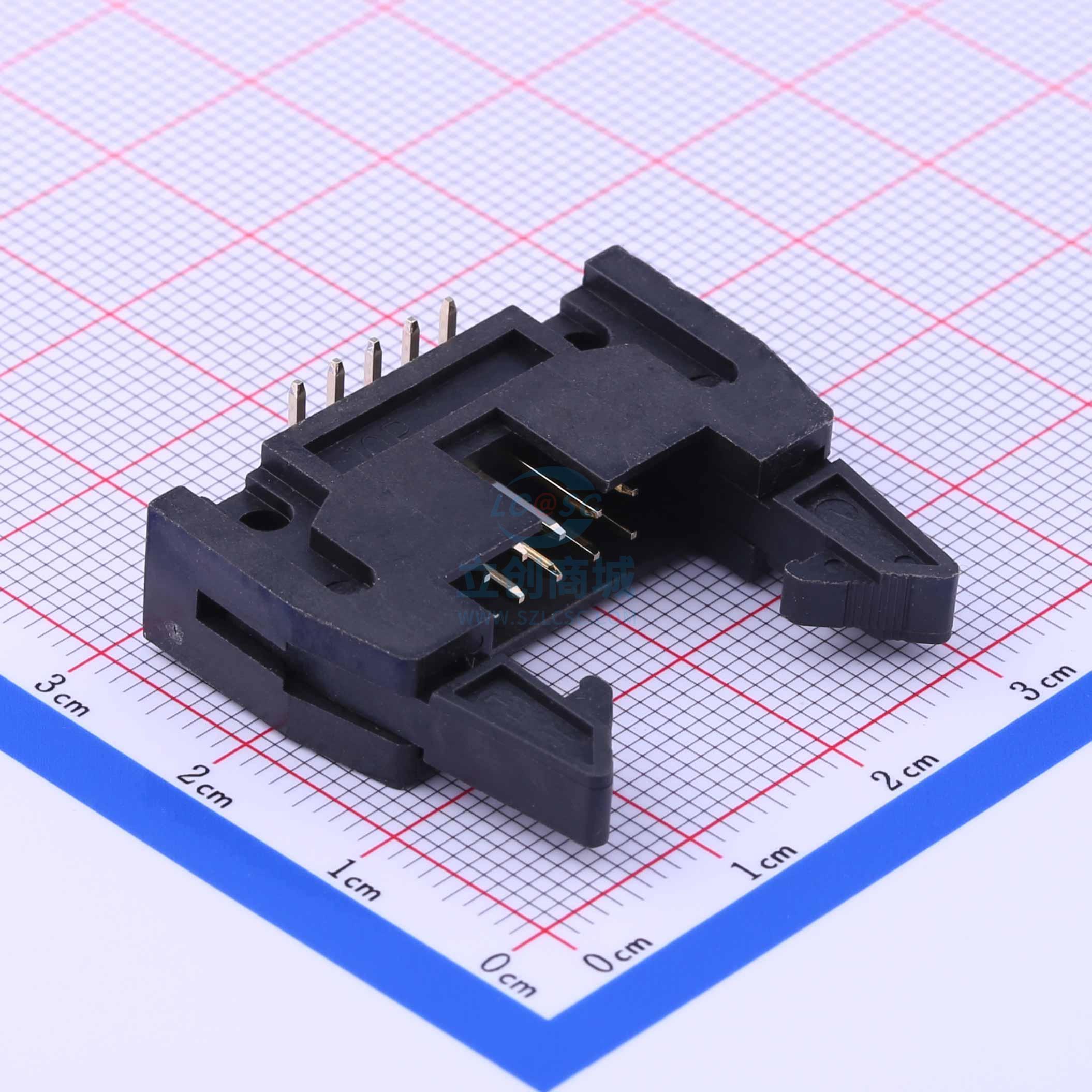 Z-S230321010M2BLT1 IDC连接器(牛角/简牛) 2.54mm 每排P数:5 排