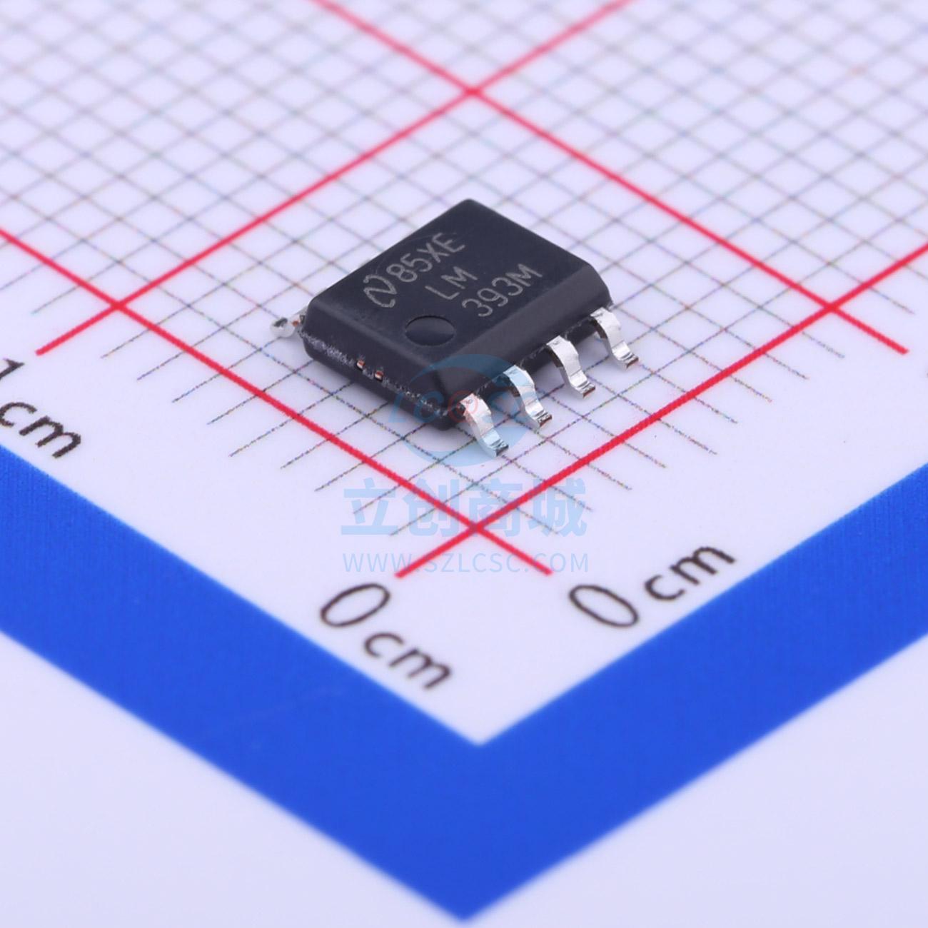 LM393MX NOPB原装全新 LM3LM393MX/NOPB贴片SOP8电压比较器芯片-封面