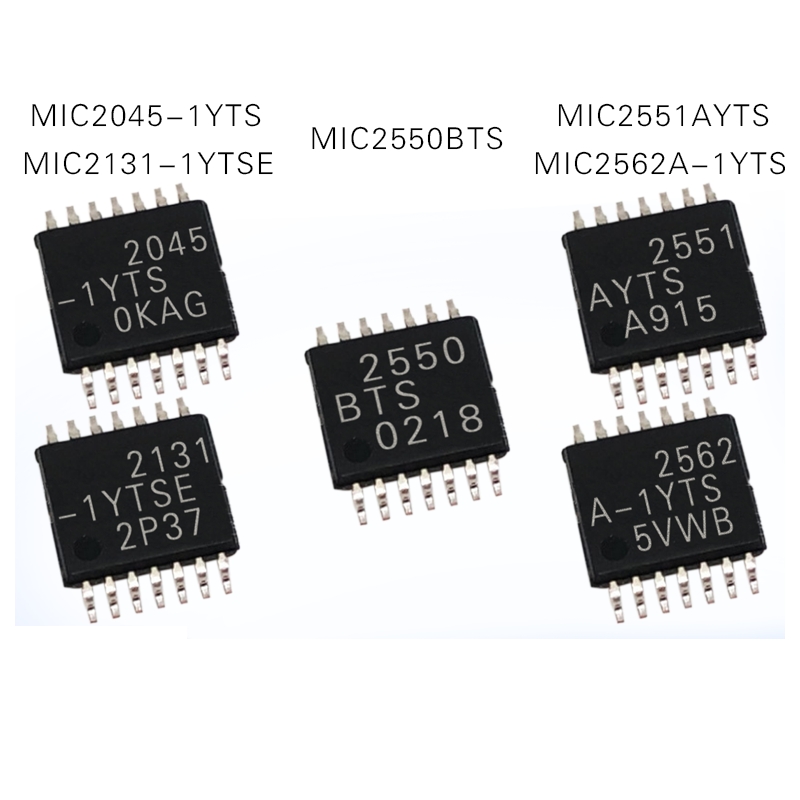 MIC2550BTS MIC2551AYTS MIC2131-1YTSE MIC2562A/MIC2045-1YTS