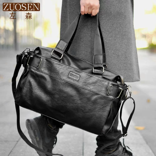 左森 Сумка через плечо, мужская сумка на одно плечо для отдыха, ноутбук, сумка для путешествий, в корейском стиле