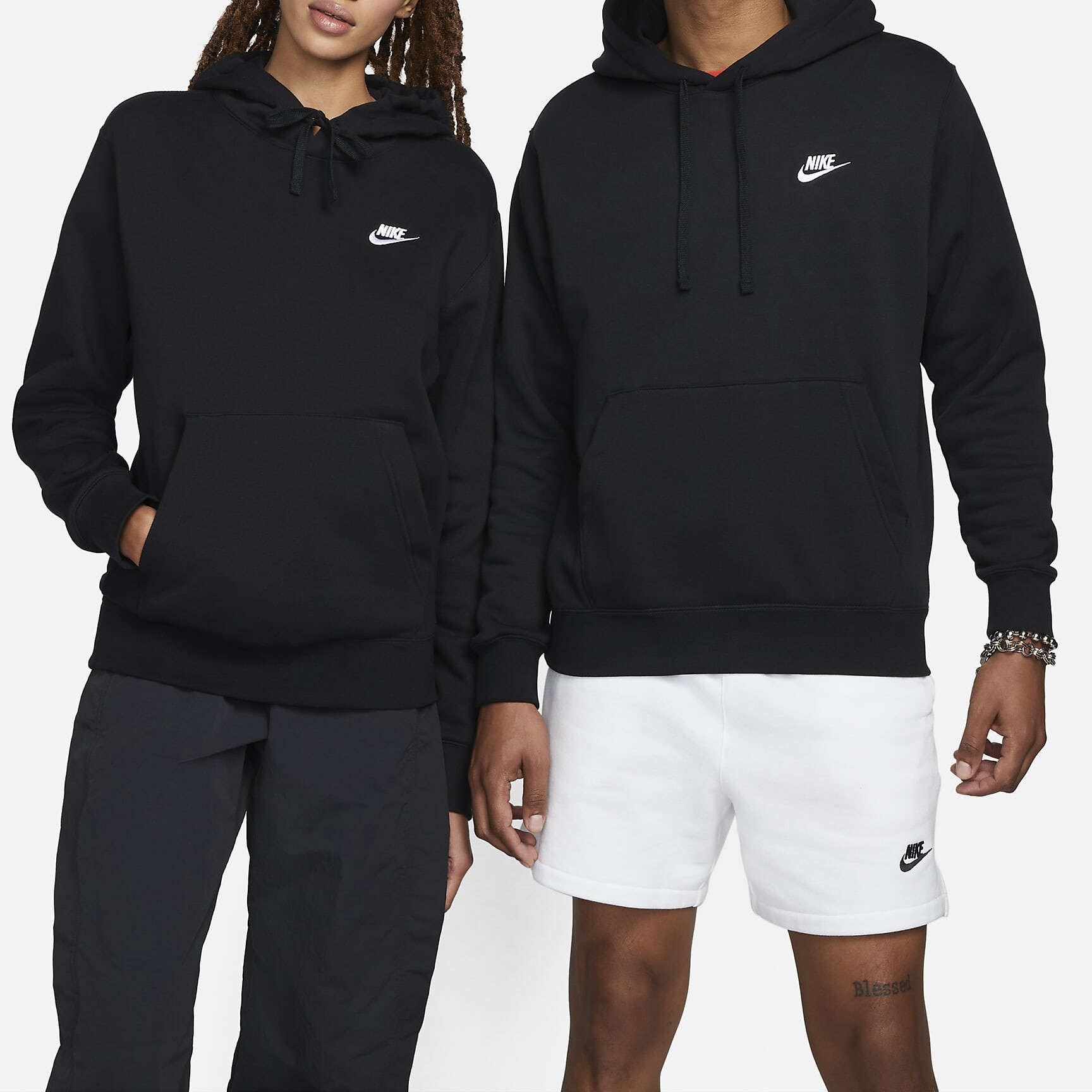 Nike/耐克Sportswear Club Fleece男子加绒套头连帽衫BV2655