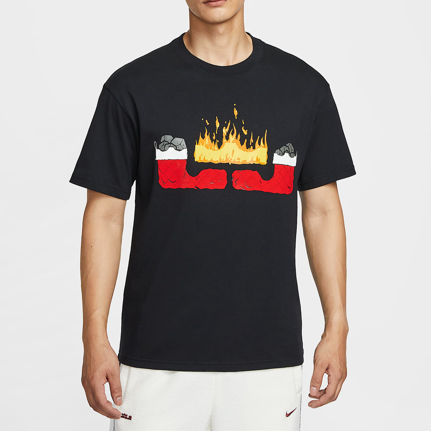 Nike/耐克LeBron StockingStuffer詹姆斯圣诞王牌男篮球T恤IH8551
