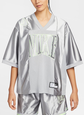 耐克Nike Street女子 Oversize 风短袖图案球衣HJ0281