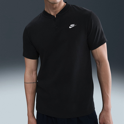 耐克Nike Club男子短袖亨利衫HQ5975