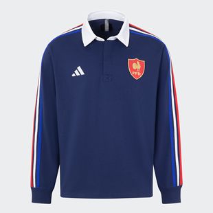阿迪达斯专业运动男子橄榄球休闲文化运动长袖球衣
