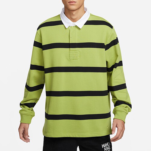 Nike/耐克Life男子厚实条纹橄榄球长袖上衣FN3123