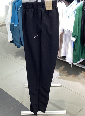耐克NIKE女裤子运动宽松休闲透气高腰直筒梭织跑步长裤FV7639