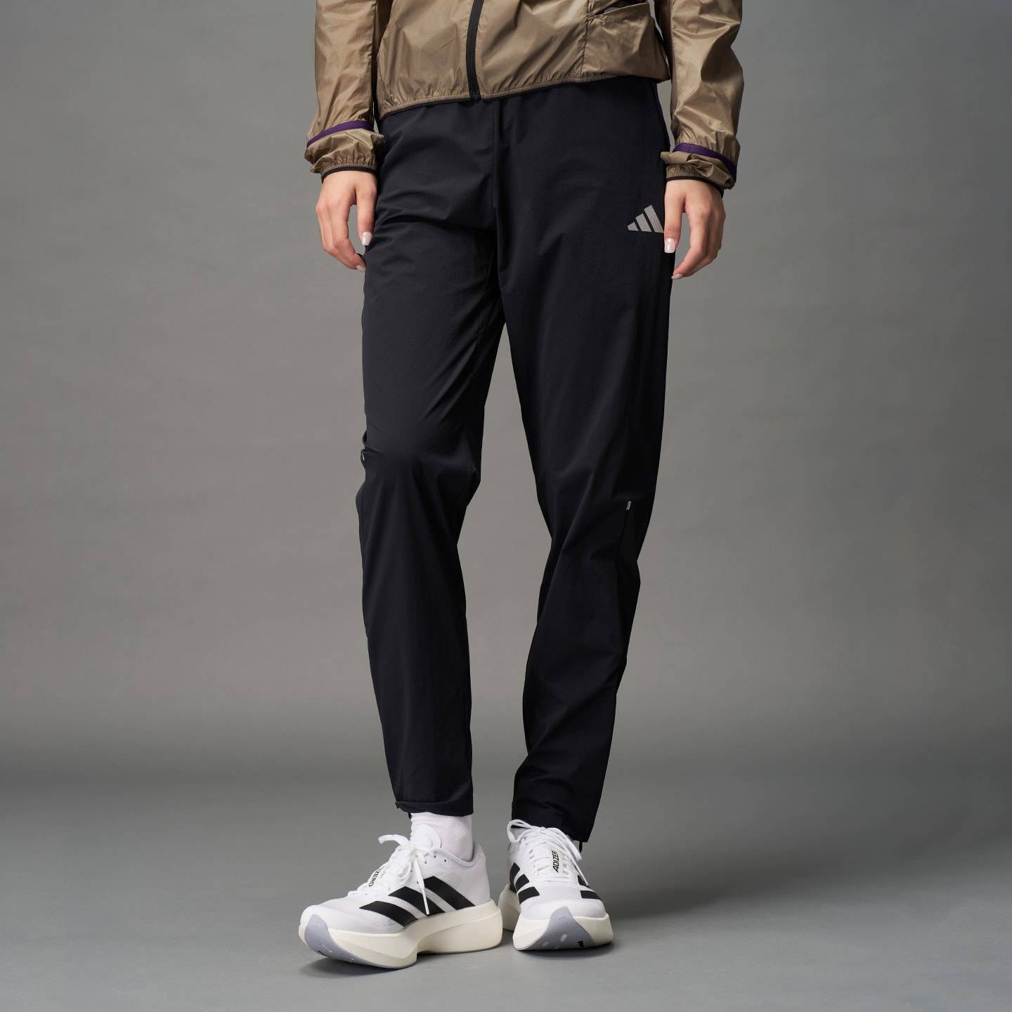 阿迪达斯专业运动女子跑步裤脚开叉拉链修身运动裤,运动服/休闲服装,运动长裤,淘宝优惠券,粉丝福利购,淘宝优惠卷