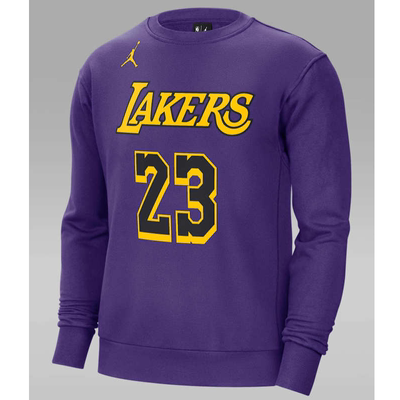 耐克乔丹洛杉矶湖人队 男子加绒运动衫DN4718
