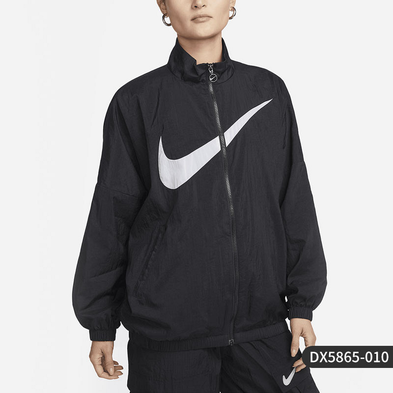 Nike/耐克官方正品新款女士经典拉链立领透气夹克外套DX5865