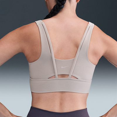 耐克Zenvy女子中强度支撑衬垫速干长款运动内衣DO6620