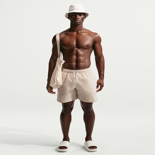 耐克Nike Swim Breaker波纹纹理男子沙滩短裤（含衬裤）