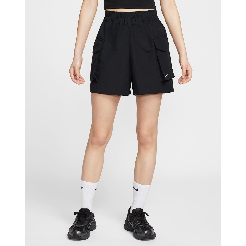 耐克Nike Essential女子梭织高腰工装短裤HM6983