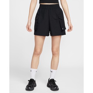 耐克Nike Essential女子梭织高腰工装短裤HM6983