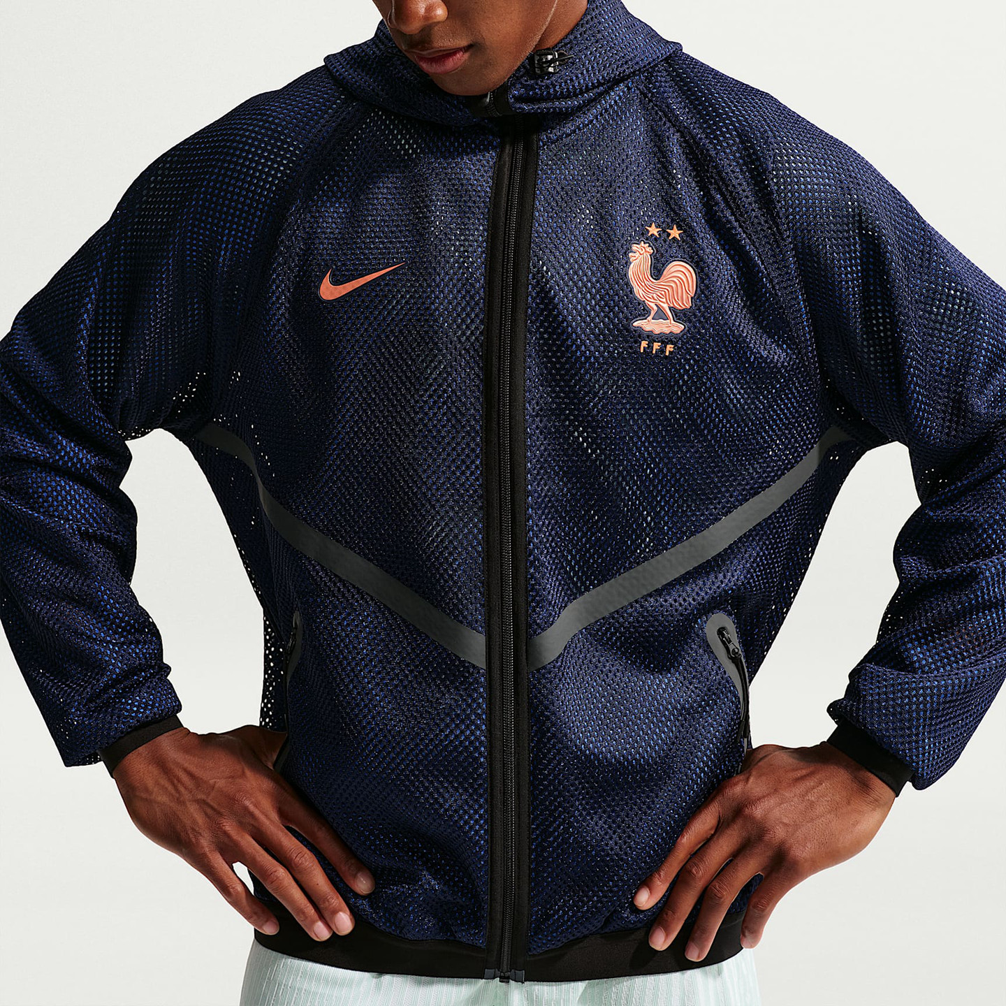 耐克法国队Nike Dri-FIT Anthem 男子速干足球夹克IH1763