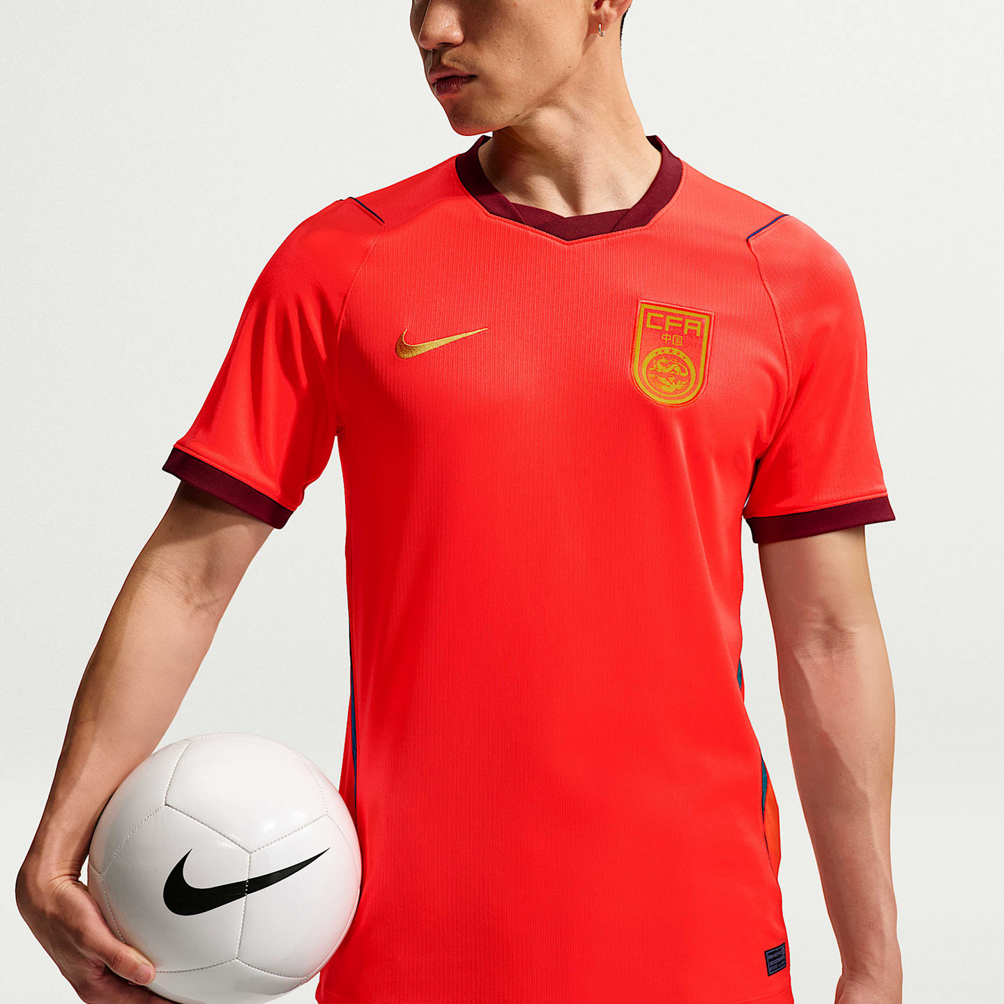 Nike/耐克中国队主场球迷版Nike Dri-FIT 男子速干足球球衣IB5282