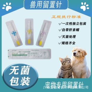 兽用留置针犬猫宠物动物静脉输液滞留针软针通鼻泪管狗狗打针神器
