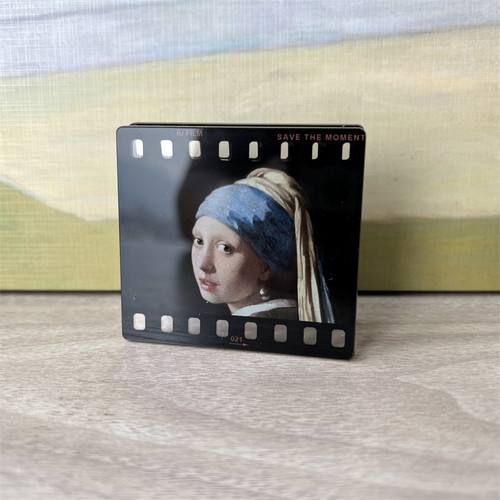 戴珍珠耳环的少女 ins风名画桌面摆件 夹子 拍立得照片夹 便签夹