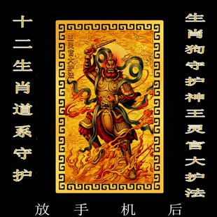【放手机后】十二生肖道系随身金属卡片守护神雷声普化天尊合金卡