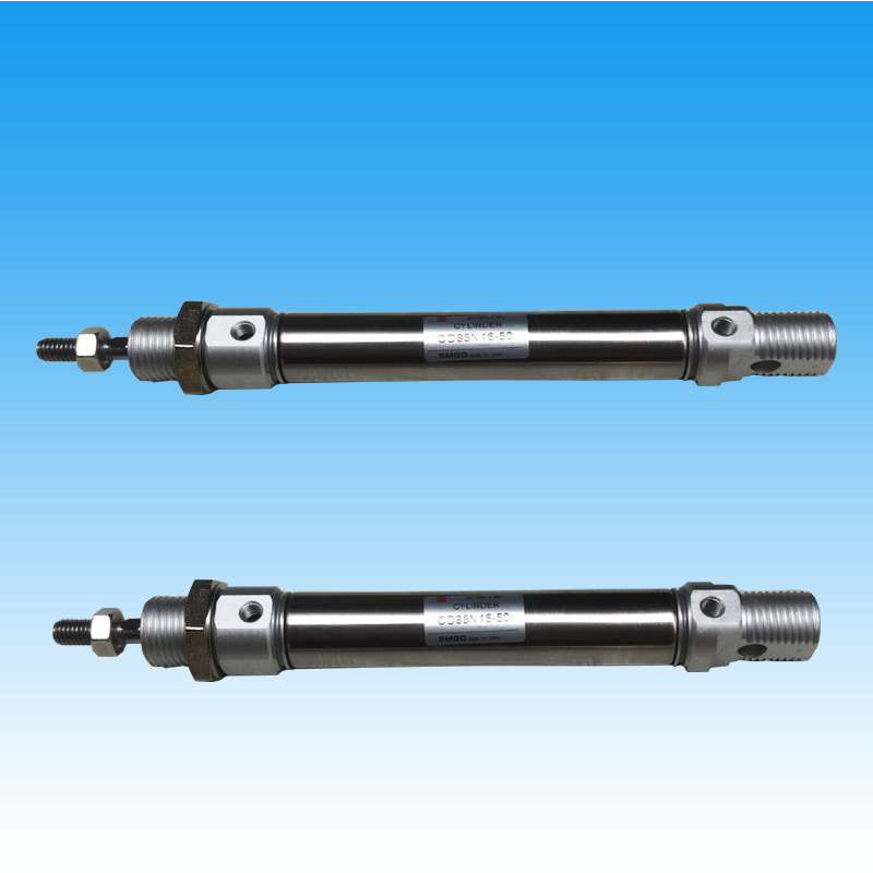 不锈钢迷你气缸CD85N32X25/50/100/200/300迷你气缸C85直销