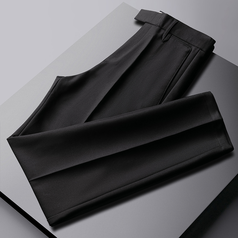 高品质！休闲西装裤男垂感修身长裤商务轻奢高级感西裤A33-P75，男装西服套装，星座301D-6