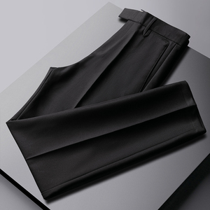 高品质！休闲西装裤男垂感修身长裤商务轻奢高级感西裤 A33-P75，男装西服套装，星座301D-6