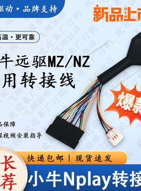 新老款小牛Nplay转接线远驱控制器直上线72206 72450 72680转接线