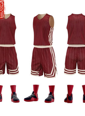 双面可穿篮球服套装男女大学生两面穿球衣比赛训练队服个性印字号