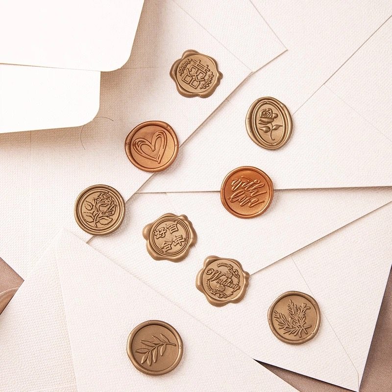 定制手工火漆印章婚庆蜡片印章封口贴信封祝福语喜贴火漆古铜贴纸,文具电教/文化用品/商务用品,成品印章/学生用印/火漆,淘宝优惠券,粉丝福利购,淘宝优惠卷