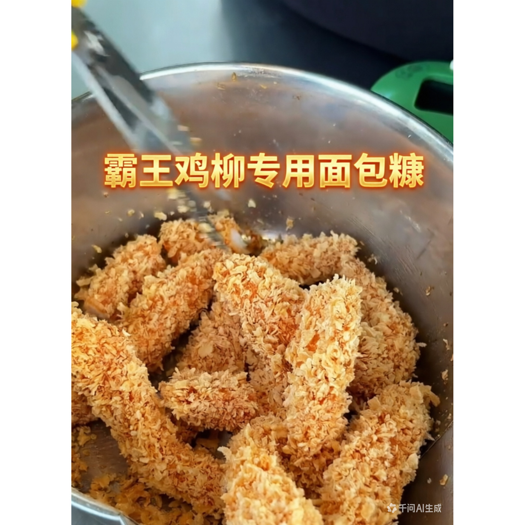 霸王鸡柳专用面包糠香酥炸鸡粉炸鸡裹粉细糠油炸鸡排鸡腿鸡柳空气