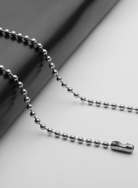 通用项链钛钢硬币吊坠