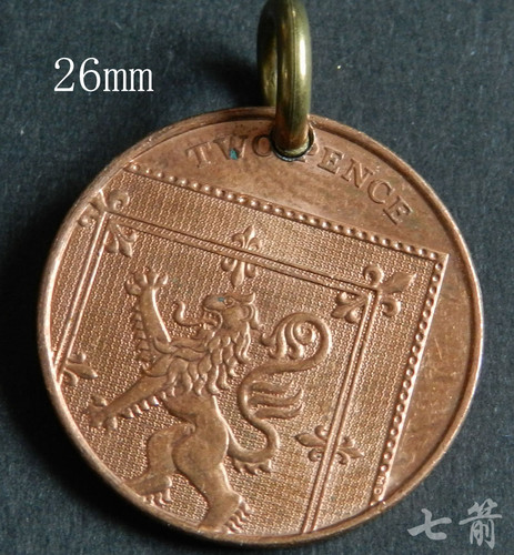 手工硬币钥匙扣盾牌吊坠
