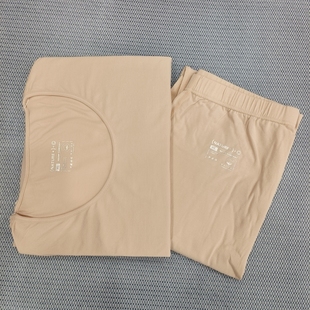 伊兰朵3352秋衣秋裤套装女纯棉莱卡棉圆领保暖内衣全棉打底衫