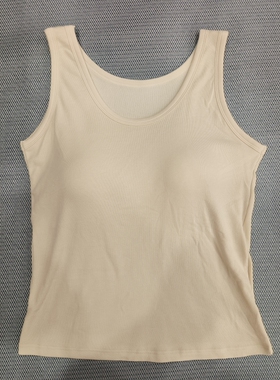 美月馨27117时尚百搭舒适休闲背心简约大码吊带背心无袖上衣早秋