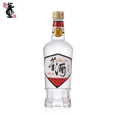 董酒白标（经典八角瓶）54度430ml董香型贵州白酒纯粮