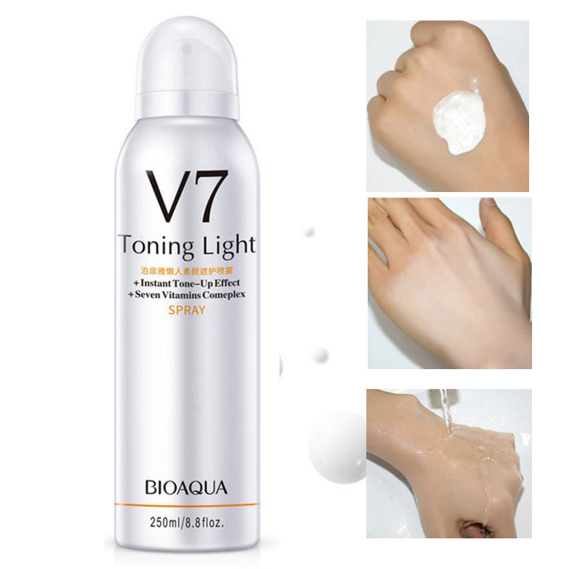 包邮 泊泉雅懒人素颜喷雾250ml秒脸脖子变白遮瑕隔离粉底液素颜霜|ruв категории Косметика, тоннальник/мазь - от Buy2taobao.com для оказания профессиональной услуги покупки агента Taobao