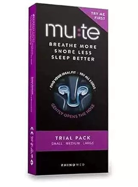 Rhinomed Mute Nasal Dilator for Snore Reduction - Anti-S