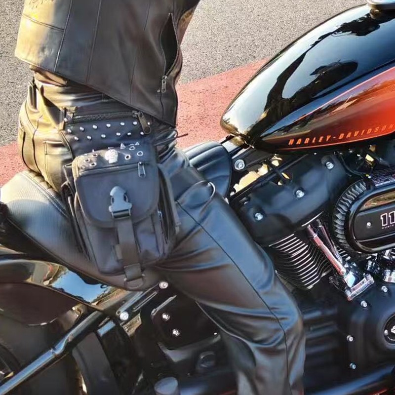 摩托车骑行包男女通用款机车骑士包多功能腰包女耐磨防摔腰包户外