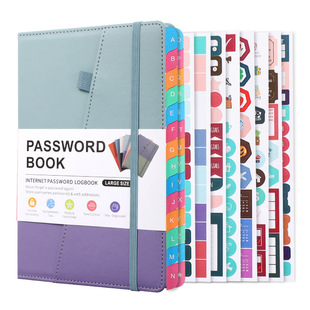 英文密碼記錄本網址號碼簿a5 english website password book本子