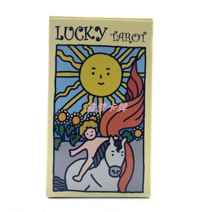 lucky tarot  幸运卡牌 可爱卡通全英文桌游卡牌