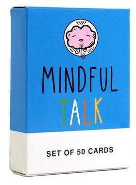 Mindful alk 充满智慧的谈话儿童对话头脑风暴益智桌游英文卡牌