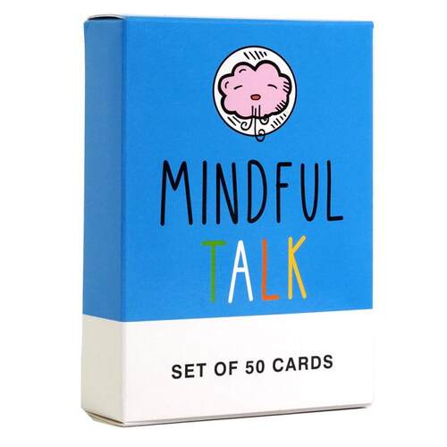 Mindful alk 充满智慧的谈话儿童对话头脑风暴益智桌游英文卡牌