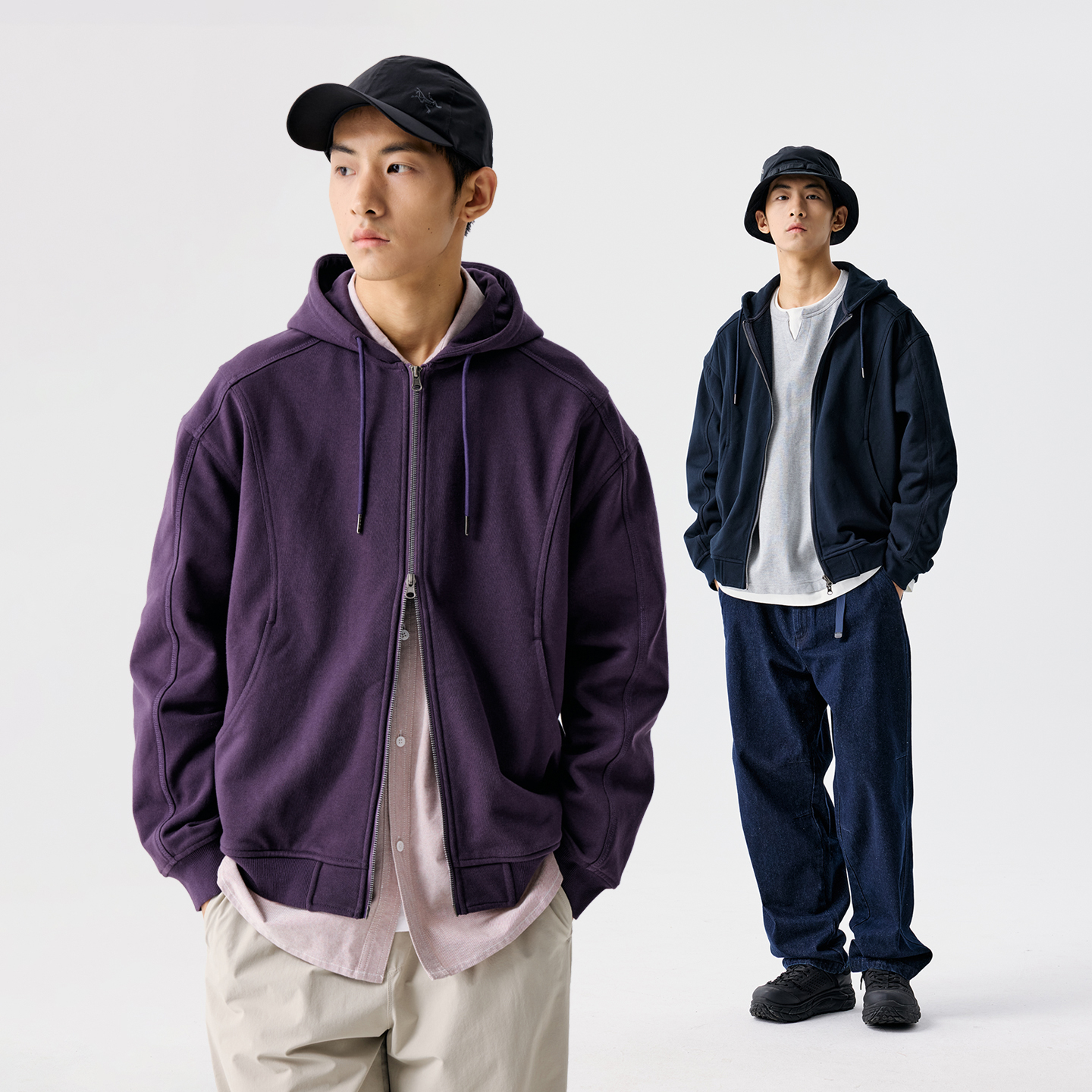BENPANDA廓形开衫卫衣