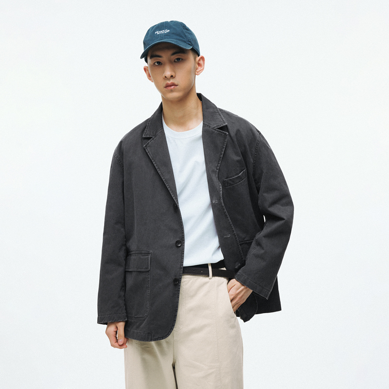 2025春季新款高级感廓形休闲西服
