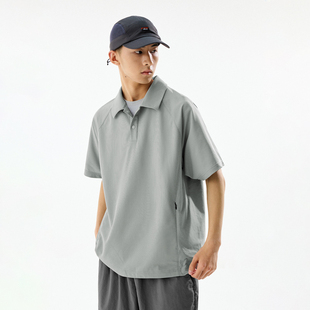 男 BENPANDA 夏季 纯色POLO衫 抗菌速干凉感休闲翻领日系基础短袖