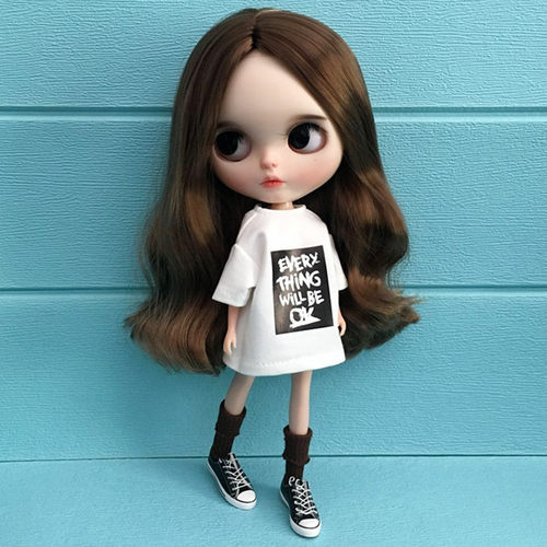 小布blythe娃衣 ob24 azone licca 19关节体娃娃衣服